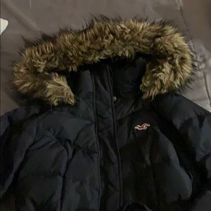 Hollister jacket navy blue